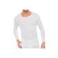 Schiesser Men round neck long-sleeved shirt Winter rib 005 091 (Textiles)