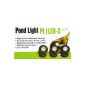 LED pond lighting SPOTLIGHT, 3 x LED Set / 12V (garden products)
