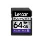 Lexar Platinum II 64GB SDXC Memory Card Class 10 UHS-I 200x LSD64GBBEU200 (Accessory)