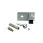 GAH Alberts 554 361 Fixing set for window bars, mounting in the reveal, galvanic zinc plated / 4 pieces per set (tool)