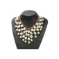 Necklace Collier Statement Two Broke Girls pearl pearl necklace Caroline NEW (jewelry)
