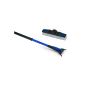 Sanifri 470015099 Fix-o-mat VarioPlus scrubber 25 cm, bristle PP plastic with telescopic handle 90-160 cm, plastic coated metal (tool)