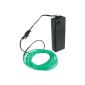 iClever® green neon lights 3m EL Wire EL cable for Christmas parties, rave parties, Halloween costume or a retail store display