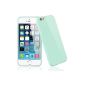 IDACA Gel Silicone Skin Case Smooth TPU Case for Apple iPhone 6 4.7 inch, turquoise green (Electronics)