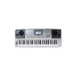 FunKey 61 XL Keyboard (61-key touch response, 128 tones, 100 rhythms, MIDI, AC adapter, Music Stand) (Electronics)