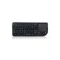 iClever® 2.4GHz Wireless Mini Keyboard (wireless) + AZERTY (French version) compatible with Raspberry Pi, tietel, android mini PC, Google Android TV-Piles rechargeable lithium-ion ((Not compatible with Samsung Smart TV)) ( electronic devices)