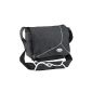 Mantona Moonstone SLR Camera Case (Messenger Bag, Universal Case) Black / White (Accessories)