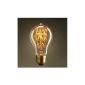 CMYK bulb in vintage style (for Edison, Loop Filament), E27 thread