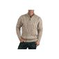 Wool Overs Irish zipper sweater man wool (Clothing)