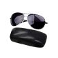 TANGDA® Men polarized magnesium-aluminum frame sunglasses UV400 Glasses Glasses bag eyewear - glasses Grey and Grey Frame