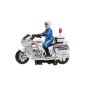 Great motorbike Police 24cm rolling friction, sound and light (Toy)