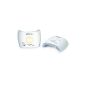 Audio Line 901 462 Baby Care 10 - baby monitor with digital, noiseless radio transmission, white / light blue (Baby Product)