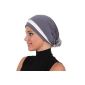Chic cap and padded Folded Cloth with Flower in the back for Hair Loss, Chemo, Cancer (Clothing)
