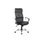 SixBros.  Design - Executive chair office chair office chair swivel chair Black - 139PM / 1319