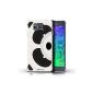 Hull Stuff4 / Samsung Galaxy Alpha / Panda Design / Sewn Animal Effect Collection (Electronics)