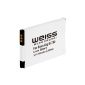 Weiss battery (3.7V, 700mAh) for Siemens Gigaset SL78H / SL400 / SL780 / SL785, etc. (optional)