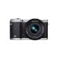 Samsung NX300M Smart System camera (20.3 megapixels, 8.4 cm (3.3 inch) display, Full HD video, Wifi, NFC, Adobe Photoshop Lightroom 5) incl. 16-50 mm OIS i-Function Power Zoom Lens (Electronics)
