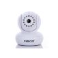 Tomorrowtop Wanscam Wireless WiFi IP Camera 13 IR LED Night Vision Dual Audio Webcam, white