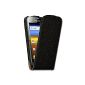 OneFlow PREMIUM - Flip Case - for Samsung Galaxy Ace (GT-S5830i / GT-S5830) - Black (Electronics)