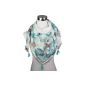 Mevina ladies triangle scarf Butterfly Butterfly Print Cotton (Textiles)