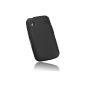 mumbi TPU Silicone Case for Samsung Galaxy Gio S5660 - Silicone Protective Case Cover Case Black (Accessory)