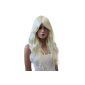 PRETTY SHOP Sexy Wig Wig wavy long hair Cosplay Party wig carnival diverse colors (blond 613 PP2) (Health and Beauty)