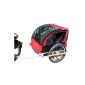 LOON RED T2 - Bike trailer for 2 children - TÜV / GS (Miscellaneous)