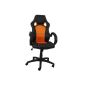 Premium sports seat executive chair Office chair Racer black / orange 59821 (Home)
