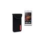 SHOCKSOCK Neoprenhülle Case Cover Protector for Sony Xperia SP IN BLACK (Electronics)