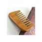 Monkeybrother Sandalwood comb with wide tooth for a woman (Miscellaneous)