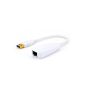 CSL - USB 3.0 Gigabit Ethernet / Network Adapter (RJ45) external | 1000Mbps Gigabit LAN | USB 3.0 (SuperSpeed) to Ethernet | PC / Mac | white