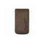 Bugatti PerfectVelvety Leather Case for Apple iPhone 4 / 4S chocolate