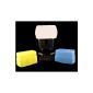 3 colors Bouncer / Diffuser Set for Sony HVL-58AM F, Nissin 622 (MK II), Nissin 866 (MKII), (electronic)