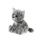 Heunec 247178 - Glitter Kitty Cat Baby, graying (Toys)
