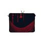 Digittrade Red Matrix 109-17 designer laptop bag neoprene sleeve Laptop Sleeve (17.3 inches) (Misc.)