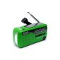 Muse MH-07R / HYBRID Mini World Receiver (Dynamo, mobile phone charger, solar) green (Electronics)