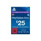 PlayStation Store credit-topping 25 EUR [PSN Code for German bank account] (Software Download)