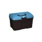 Kerbl 321,768 Putzbox Siena with removable insert, brown / light blue (Misc.)
