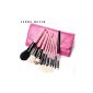 Set 10 Makeup brushes - Oh Darling!  - Rose (Miscellaneous)