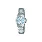 Casio - LTP-1177PA-2AEF - Collection - Ladies Watch - Quartz Analog - Blue Dial - Silver Bracelet (Watch)