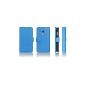 AVANTO Wallet Case for Samsung Galaxy S3 Structure mini I8190 Blue (Electronics)