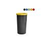 Kufa 60L waste sack stand with flat lid (Yellow) (household goods)