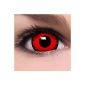 Colored red Volturi Mini sclera contact lenses Lenses + container + Kombilösung top quality at Carnival and Halloween Crazy Fun (Personal Care)