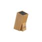 Oleio MBL-BAM-BRA-01 Universal bamboo knife block, angled (household goods)