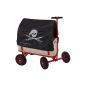 Handcart handcart handcart Oliveira ~ based, with brake, roof pirate black