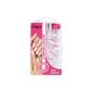 Fing'rs - 70259 - Fake Nails - Kit Professional - 100 Natural Nail Glue to Career - Economic Format (Health and Beauty)