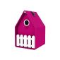 EMSA 514,124 birdhouse VILLA birdhouses, Pink, 15 x 24 cm (UV-resistant, frost-resistant, ventilation, ventilation, Made in Germany) (Misc.)