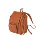 Jahn-Tasche - large back leather bag with laptop compartment Model 709 - real leather