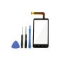 Black Display Glass Digitizer Glass External For HTC EVO 3D G17 + JZK Tool Kit (Electronics)