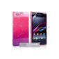Yousave Accessories HA02-SE-Z416 Case for Sony Xperia Z1 Compact Violet / Clear (Wireless Phone Accessory)